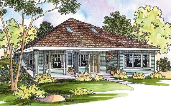 House Plan 69474 Elevation