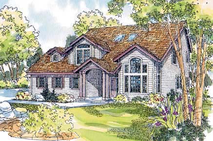 Plan 69477 | Country Style with 3 Bed, 2.5 Bath, 3 Car Garage