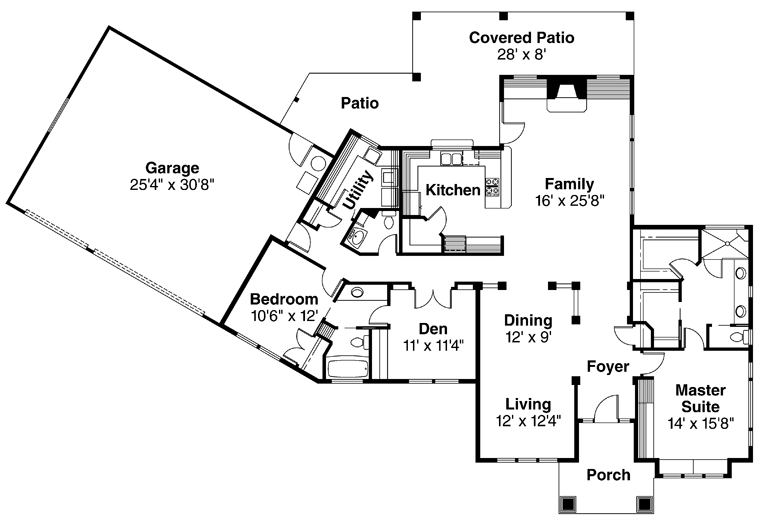 Mediterranean Level One of Plan 69480