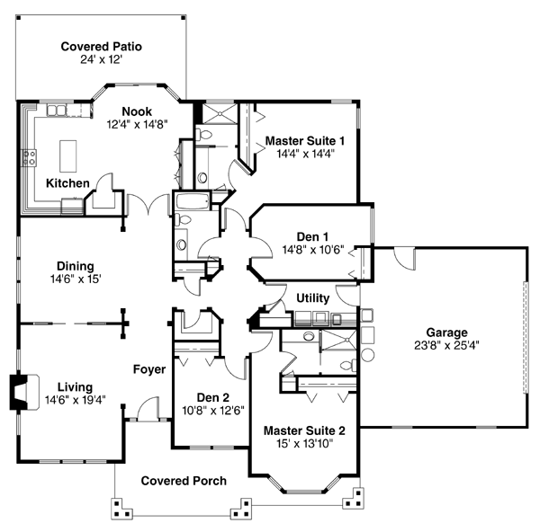Contemporary Level One of Plan 69495