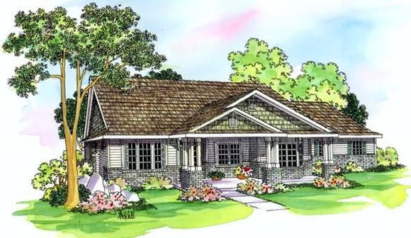 House Plan 69495 Elevation