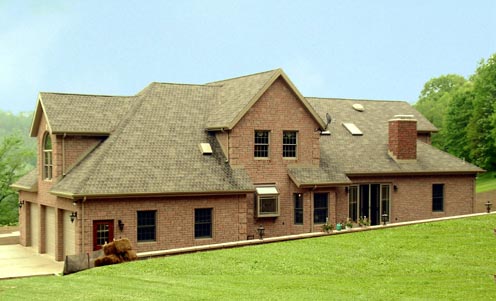 Country Farmhouse Rear Elevation of Plan 69520