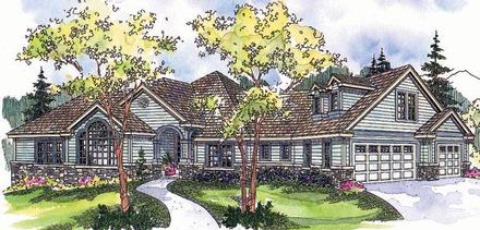 Cape Cod Traditional Elevation of Plan 69633