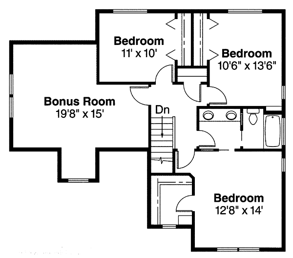 Country Craftsman Level Two of Plan 69661