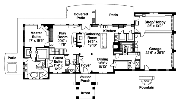 Mediterranean Level One of Plan 69670