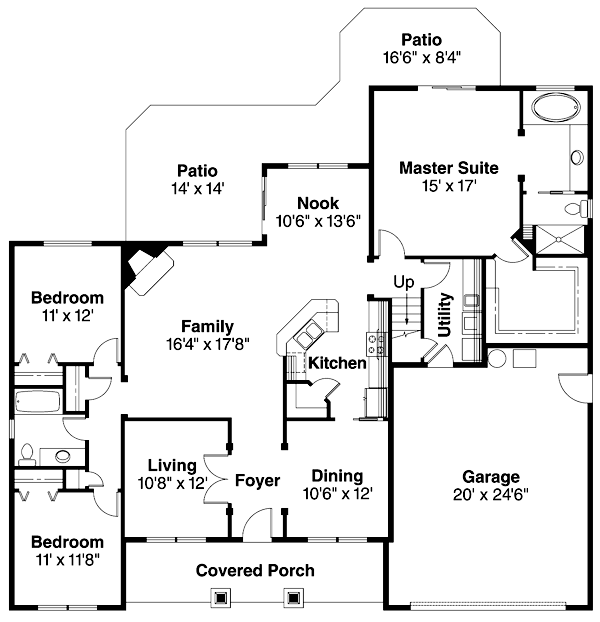 Craftsman Level One of Plan 69690