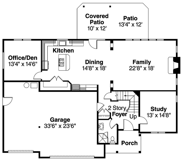 European Tudor Level One of Plan 69691