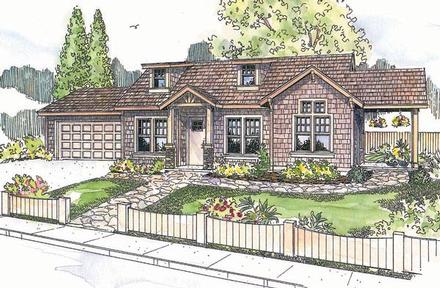 Craftsman Elevation of Plan 69694