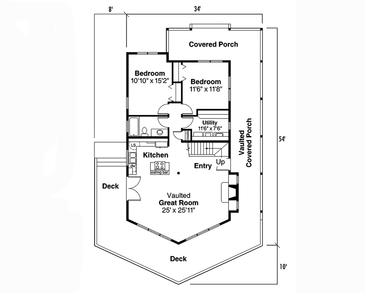 Contemporary Level One of Plan 69703