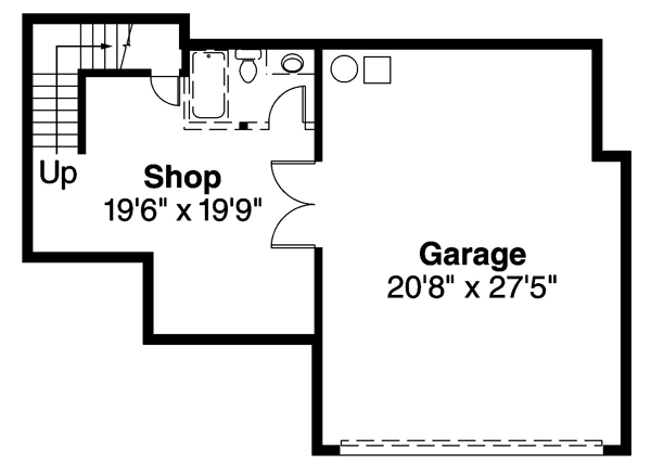 European Lower Level of Plan 69733