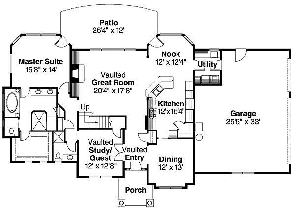 Traditional Level One of Plan 69754