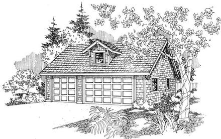 Garage Plan 69760 - 3 Car Garage Elevation