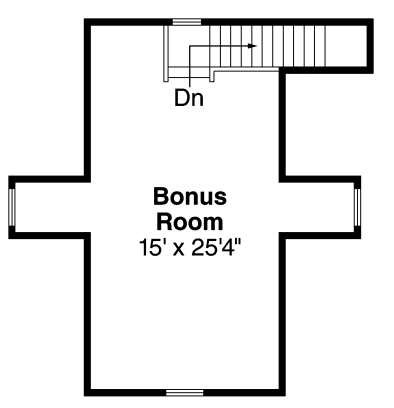 Garage Plan 69765 - 1 Car Garage Apartment Second Level Plan