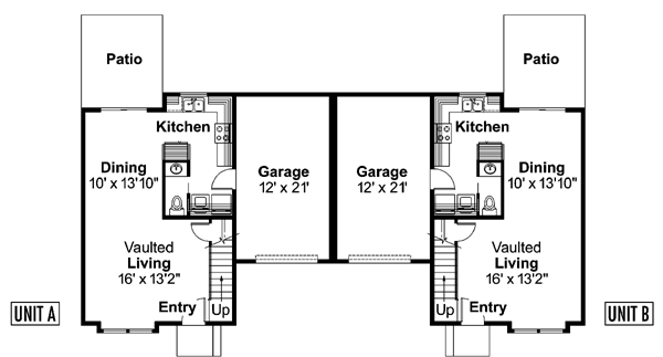 Contemporary Level One of Plan 69781