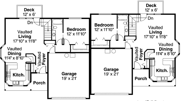 Contemporary Country Level One of Plan 69782