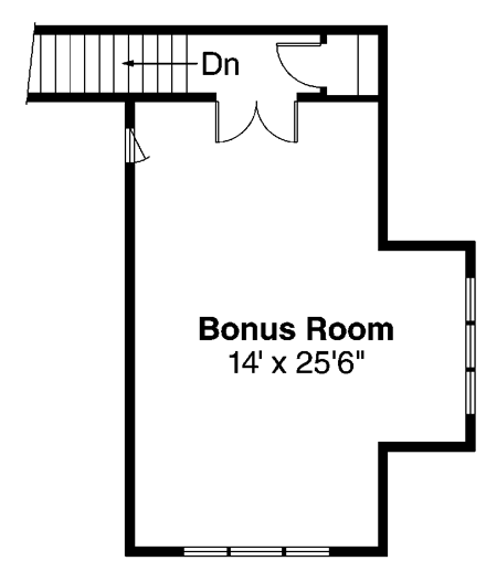 Contemporary Country One-Story Level Two of Plan 69785