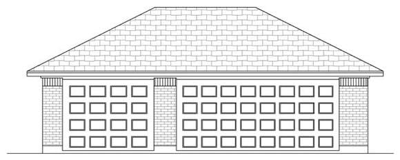 Garage Plan 69905 - 3 Car Garage Elevation