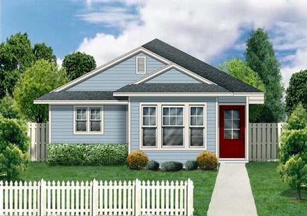 House Plan 69909 Elevation