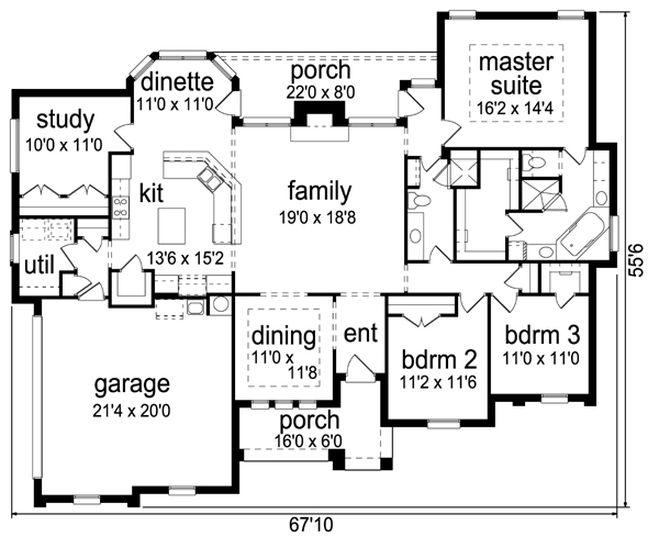 Traditional Level One of Plan 69928