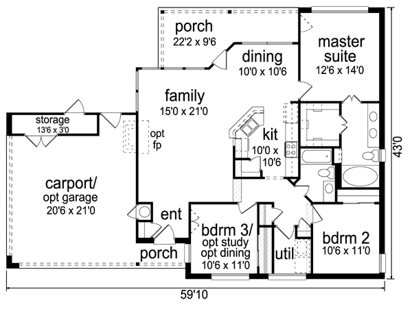 Contemporary Level One of Plan 69942