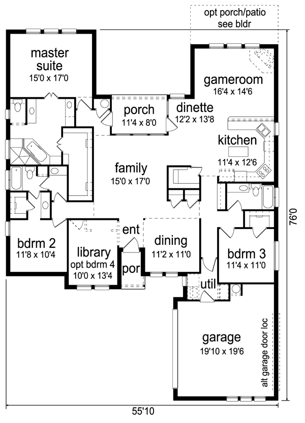Contemporary Level One of Plan 69948