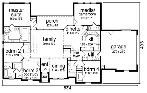 European Traditional Level One of Plan 69949