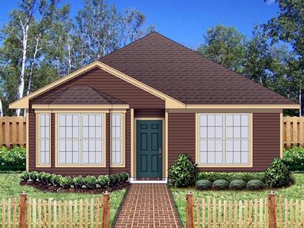 Cottage Traditional Elevation of Plan 69959