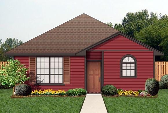 House Plan 69961 Elevation