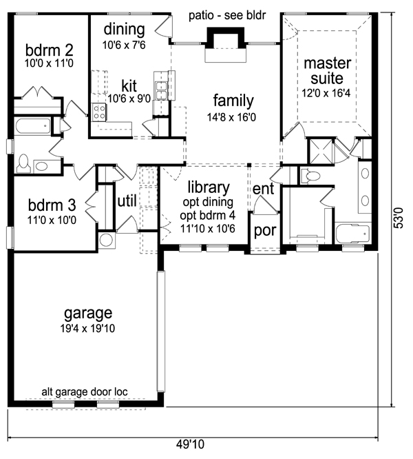 Traditional Level One of Plan 69964