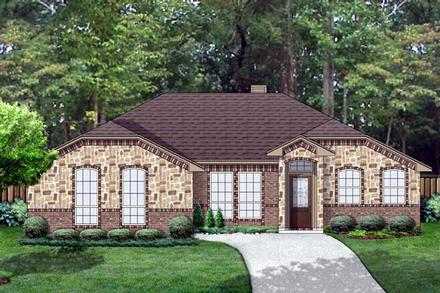 House Plan 69964 Elevation