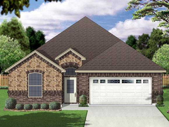 House Plan 69989 Elevation