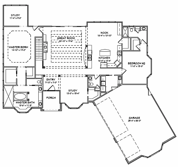 Traditional Level One of Plan 70102