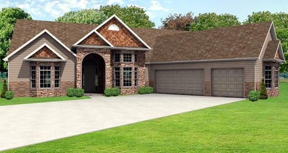 House Plan 70102 Elevation