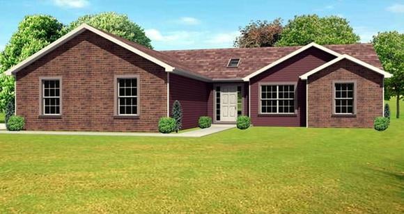 House Plan 70103 Elevation