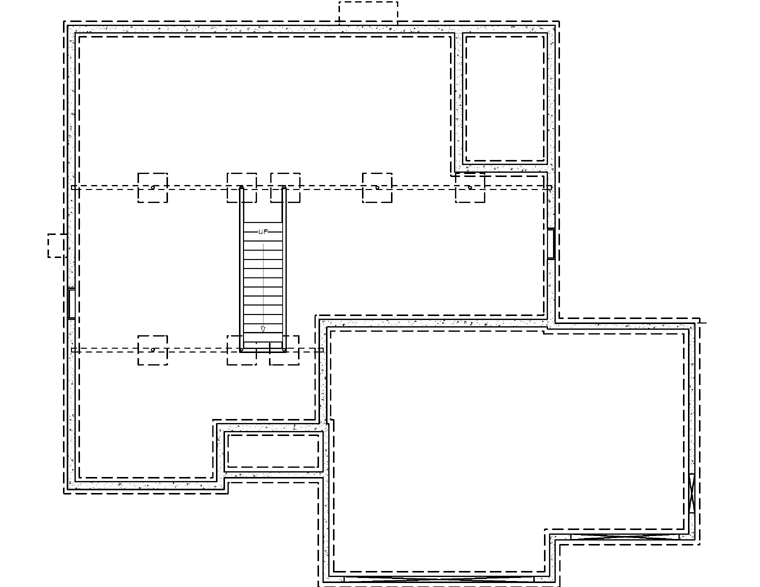 Traditional Lower Level of Plan 70115