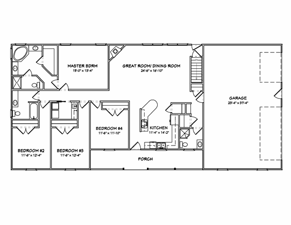 Traditional Level One of Plan 70117