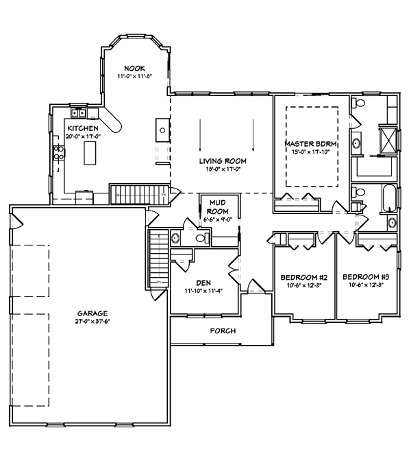 Traditional Level One of Plan 70122