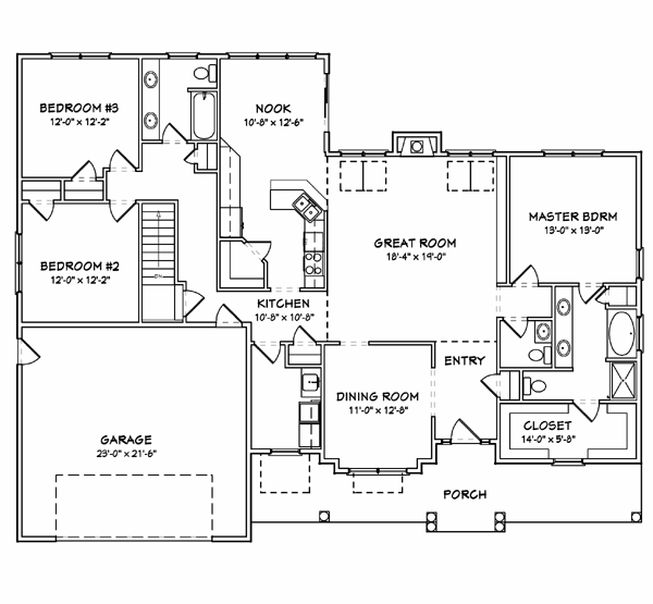 Cape Cod Level One of Plan 70132