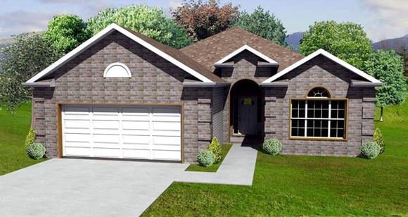 House Plan 70144 Elevation