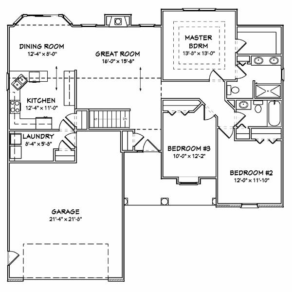 Traditional Level One of Plan 70157