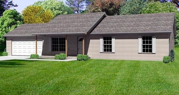 House Plan 70170 Elevation