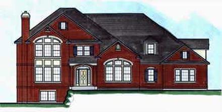 Traditional Elevation of Plan 70407