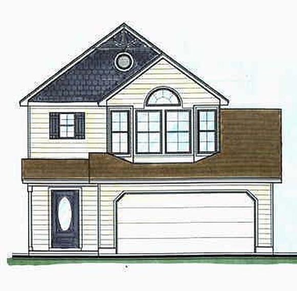 House Plan 70411 Elevation