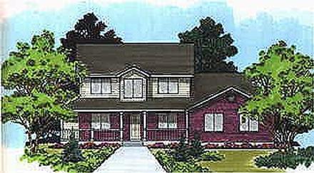 Traditional Elevation of Plan 70415