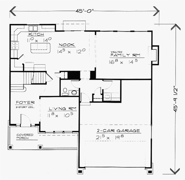 Traditional Level One of Plan 70416