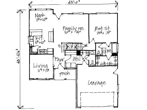 Traditional Level One of Plan 70418