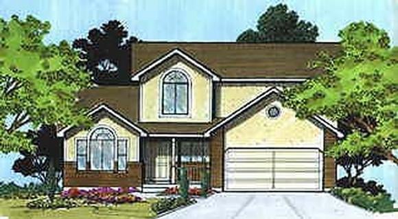 House Plan 70418 Elevation