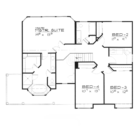 Contemporary Level Two of Plan 70424