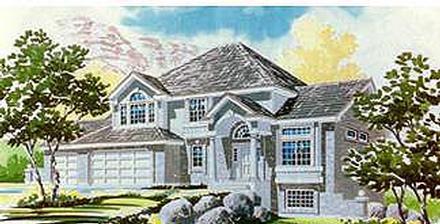 Colonial Elevation of Plan 70431