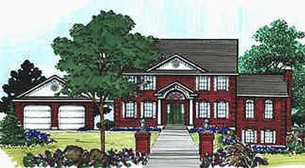 House Plan 70436 Elevation